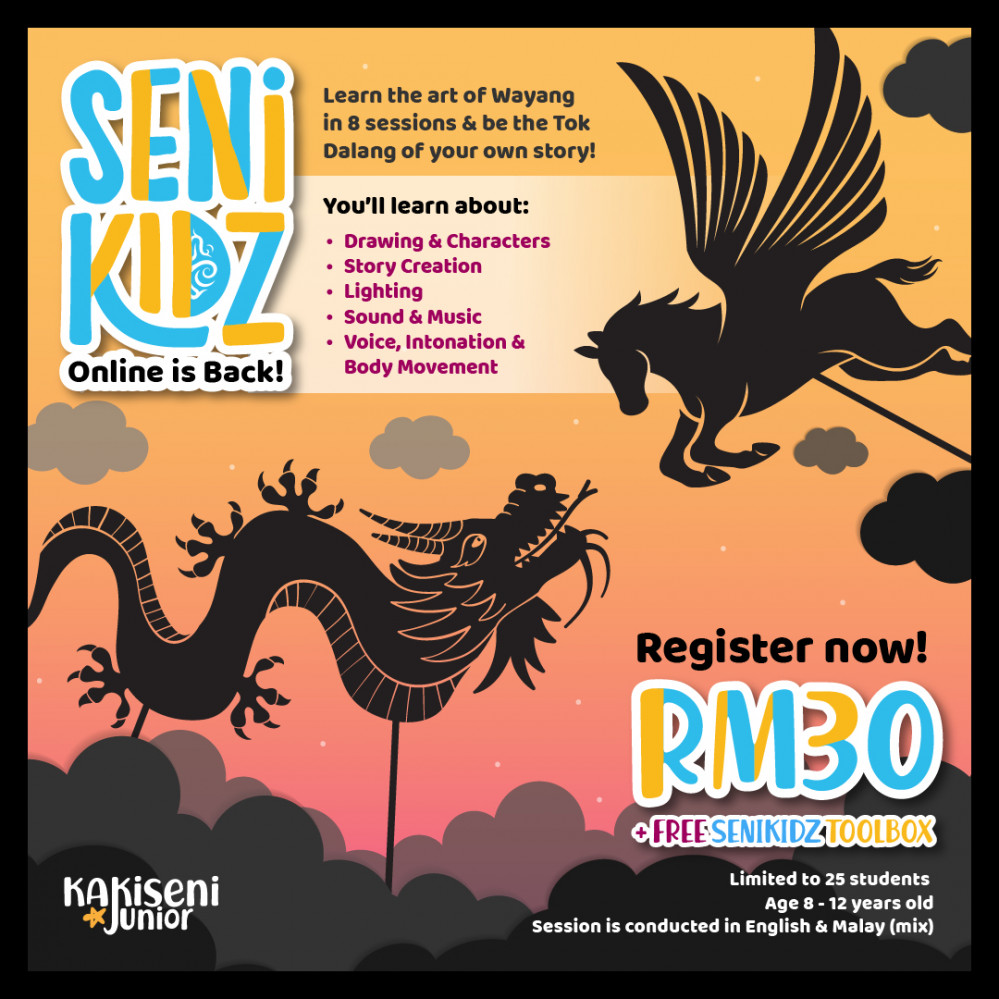 SeniKidZ Online: Learn The Art of Wayang in 8 Weeks!